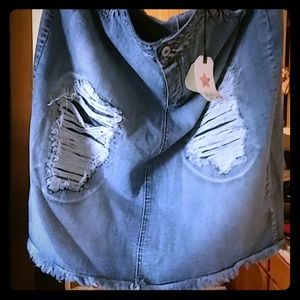 Vanilla Star high waist denim skirt